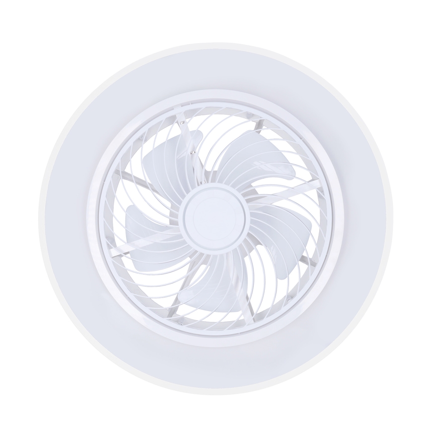Brilagi - LED griestu gaismeklis ar regulējamu spilgtumu un ventilatoru LED/30W/230V 3000-6500K Ø 50 cm balts + tālvadības pults
