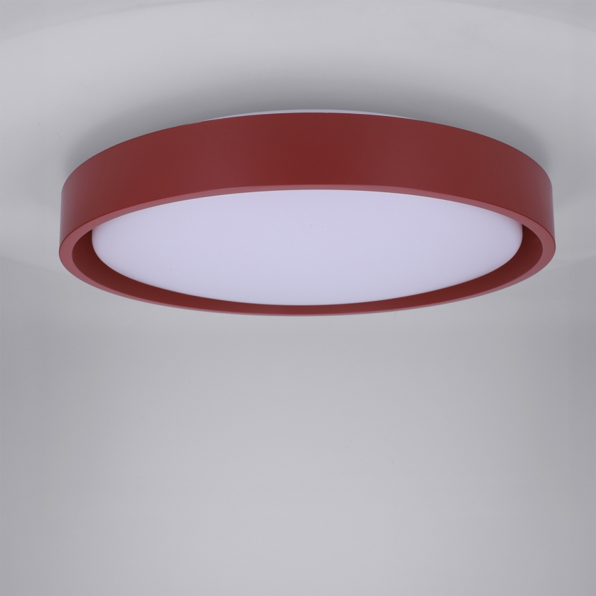 Brilagi - regulējams LED griestu gaismeklis MATTEO LED/48W/230V 3000-6500K Ø 41 cm sarkans + ar tālvadību