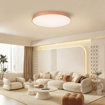 BRILAGI - Aptumšojama LED griestu lampa POOL SMART LED/100W/230V 3000-6000K pr. 80 cm Wi-Fi Tuya vara krāsā + ar tālvadības pulti