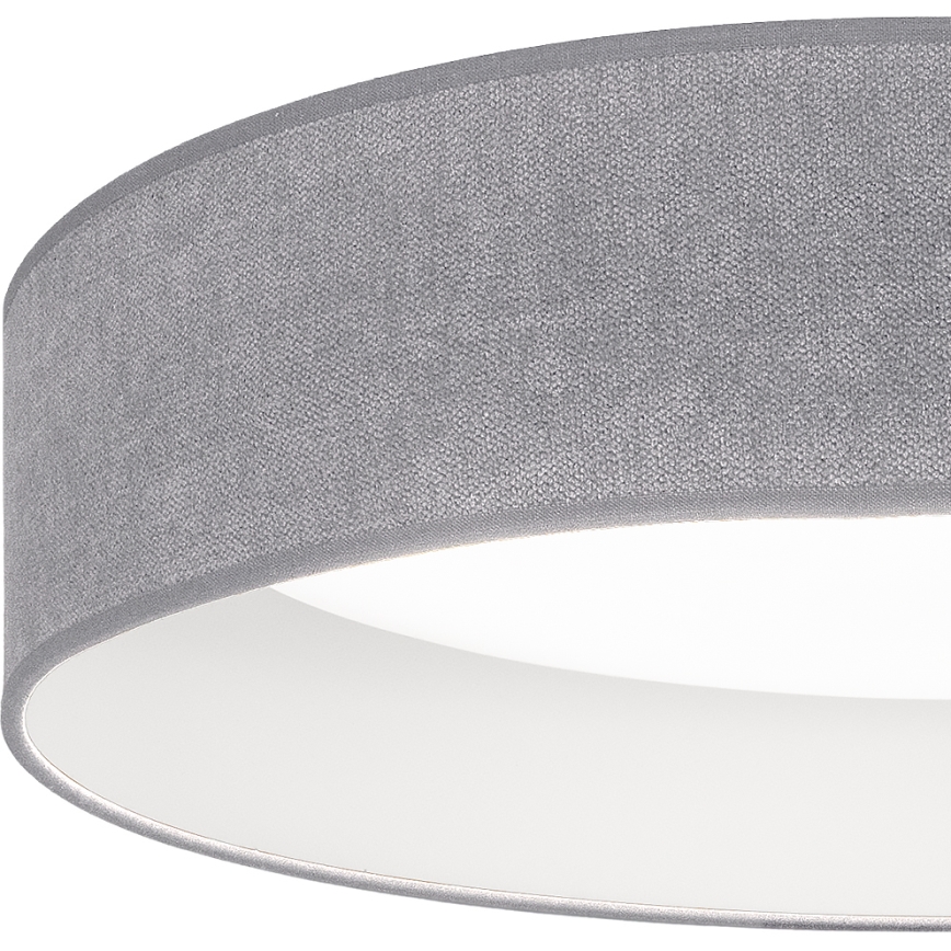 BRILAGI - LED dimējama griestu lampa VELVET SMARTIX LED/36W/230V 3000-6000K Ø 55 cm pelēka Wi-Fi Tuya Beacon + tālvadības pults