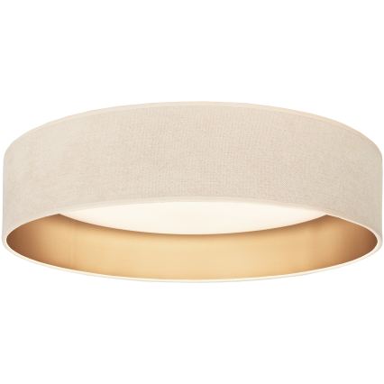 BRILAGI - LED aptumšojams griestu gaismeklis VELVET SMARTIX LED/36W/230V 3000-6000K Ø 55 cm krēmkrāsains/zeltains Wi-Fi Tuya Beacon + tālvadības pults