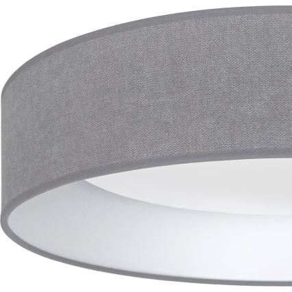 BRILAGI - Griestu gaismeklis VELVET SMART VARI, LED/36W/230V, ar regulējamu spilgtumu, 3000-6500K, Ø 55 cm, pelēks + tālvadības pults
