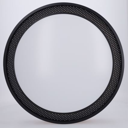 Brilagi - LED regulējams griestu gaismeklis COCI LED/48W/230V 3000-6500K Ø 39 cm koksnes dekors/melns + tālvadības pulti