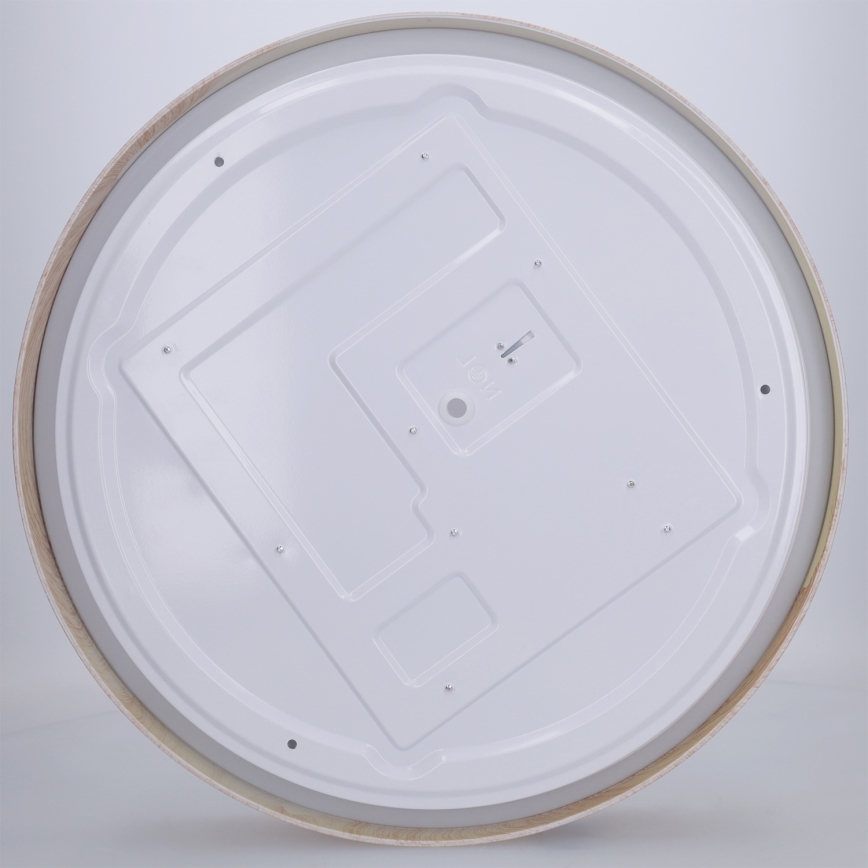 Brilagi - LED regulējams griestu gaismeklis COCI LED/48W/230V 3000-6500K Ø 39 cm koksnes dekors/melns + tālvadības pulti