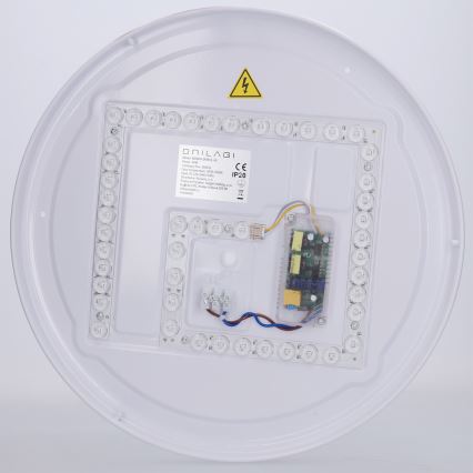 Brilagi - LED regulējams griestu gaismeklis COCI LED/48W/230V 3000-6500K Ø 39 cm koksnes dekors/melns + tālvadības pulti