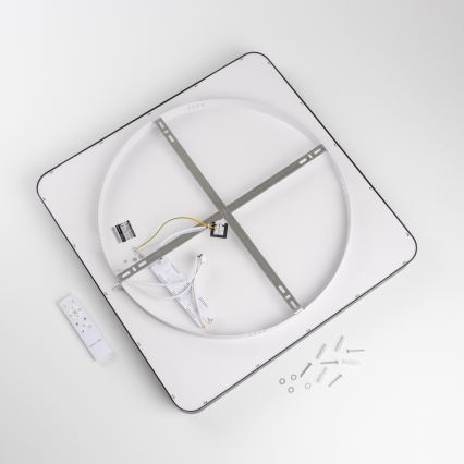 Brilagi - LED dimējams griestu gaismeklis FALCON II LED/125W/230V 3000-6500K 60x60 cm melns + tālvadības pults