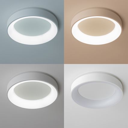 Brilagi - LED dimmējams griestu gaismeklis FALCON LED/80W/230V 3000-6500K Ø 60 cm balts + tālvadības pults