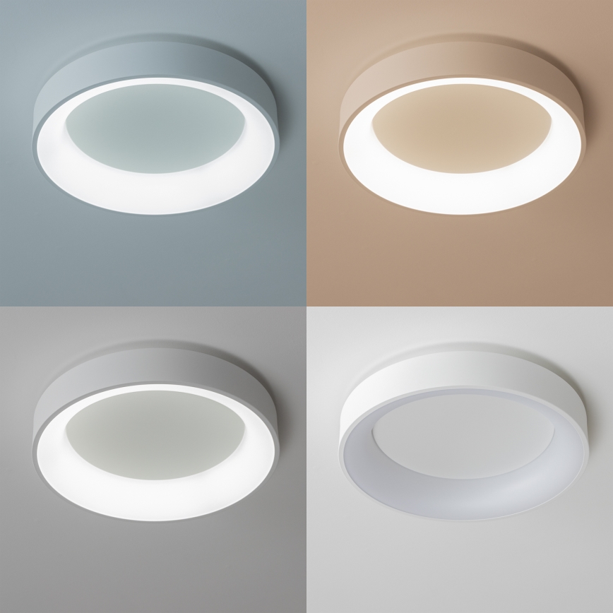 Brilagi - LED dimmējams griestu gaismeklis FALCON LED/80W/230V 3000-6500K Ø 60 cm balts + tālvadības pults