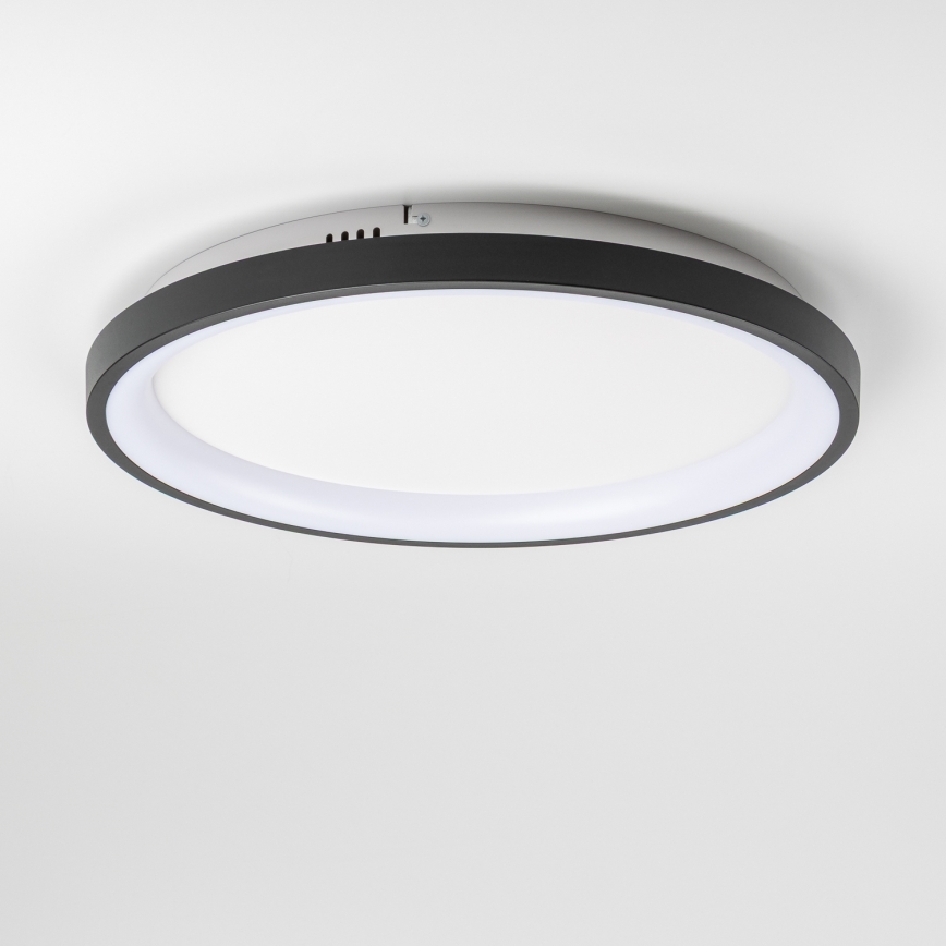 Brilagi - LED regulējams griestu gaismeklis FALCON SLIM LED/42W/230V 3000-6500K Ø 50 cm melns + ar tālvadības pulti