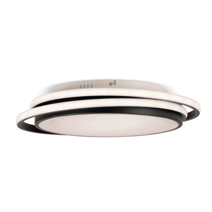 BRILAGI - LED dimējams griestu gaismeklis FLARE LED/84W/230V 3000-6000K 47x51 cm melns + tālvadības pults