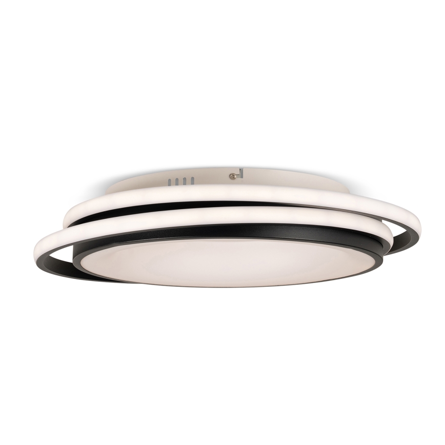 BRILAGI - LED dimējams griestu gaismeklis FLARE LED/84W/230V 3000-6000K 47x51 cm melns + tālvadības pults