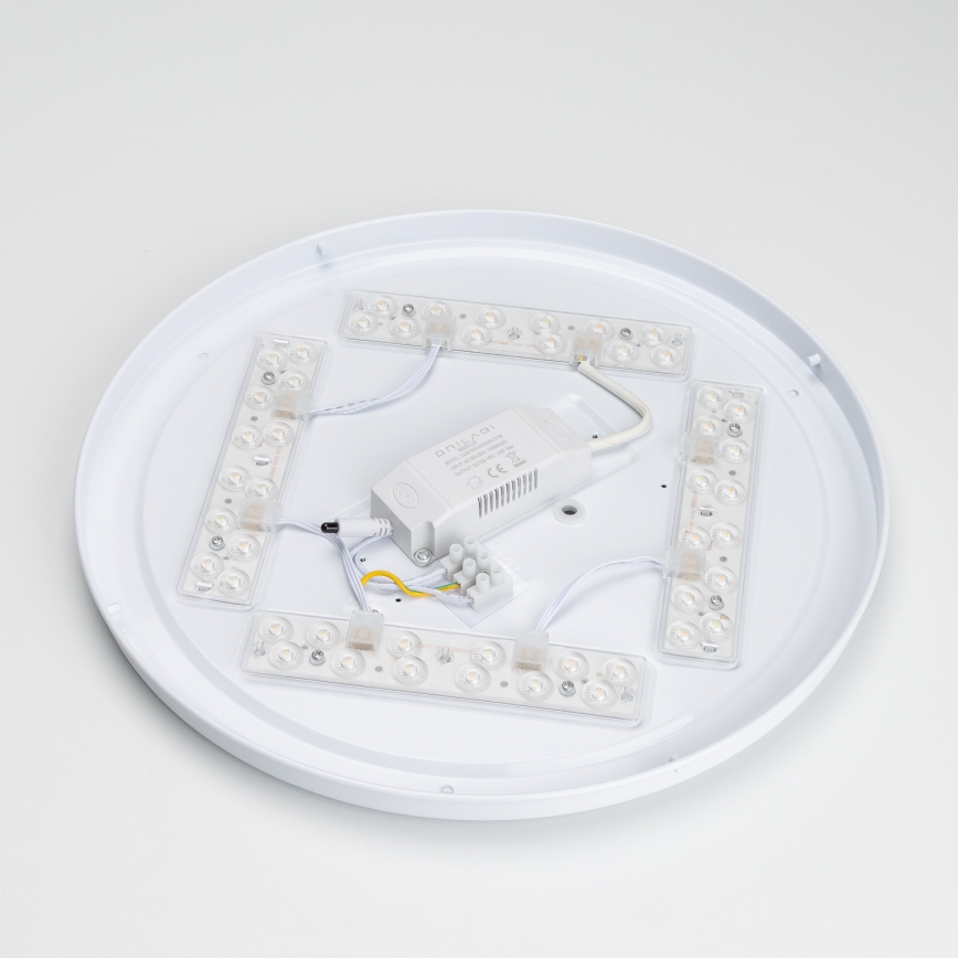 Brilagi - LED dimmējams griestu lukturis PINE LED/24W/230V koka Ø 42 cm 3000-6500K + tālvadība