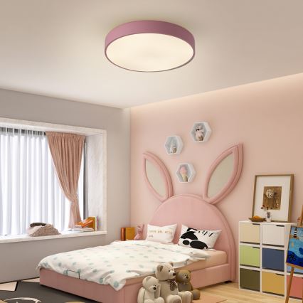 Brilagi - LED griestu gaismeklis ar regulējamu spilgtumu POOL LED/60W/230V 3000-6000K Ø 50 cm rozā + tālvadības pults