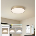 BRILAGI - LED dimējams griestu gaismeklis POOL SMART LED/48W/230V 3000-6000K Ø 40 cm Wi-Fi Tuya zelta + tālvadības pults