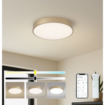 BRILAGI - LED dimējams griestu gaismeklis POOL SMART LED/48W/230V 3000-6000K Ø 40 cm Wi-Fi Tuya zelta + tālvadības pults
