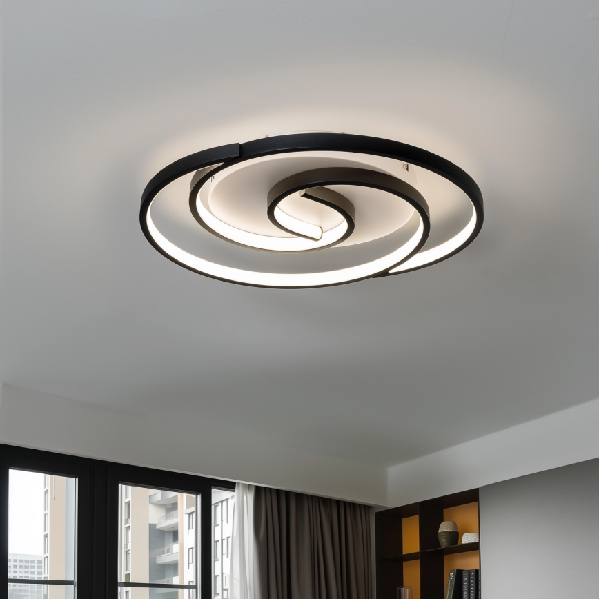 Brilagi - LED dimējams griestu gaismeklis VELO LED/52W/230V 38x48 cm 3000/4000/6000K + ar tālvadības pulti