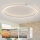 Brilagi - LED dimējams griestu lukturis PORTOFINO LED/85W/230V 3000-6000K Ø 120 cm sudraba + ar tālvadības pulti