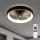 Brilagi - LED dimējams griestu ventilators LED/34W/230V Ø 50 cm melns + tālvadības pults