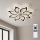 Brilagi - LED dimējams griestu ventilators LED/44W/230V 3000-6500K diametrs 90 cm melns + tālvadības pults