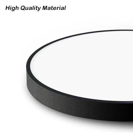 Brilagi - LED griestu gaismeklis ar regulējamu spilgtumu POOL SMART LED/48W/230V 40 cm 3000-6000K Wi-Fi Tuya + tālvadība melns