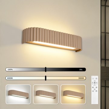 BRILAGI - LED dimējams sienas gaismeklis FALCON MODERN LED/14W/230V 3000-6000K 40 cm bēšs + tālvadība