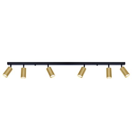 Brilagi - LED dimmējams virziena gaismeklis SELE GOLDEN 6xGU10/6,5W/230V 2700-6500K melns/zelts