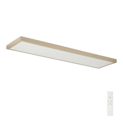 Brilagi - FRAME SMART LED vannas istabas griestu gaismeklis ar regulējamu spilgtumu LED/50W/230V 120x30 cm 3000-6000K IP44 bēšs + tālvadības pults