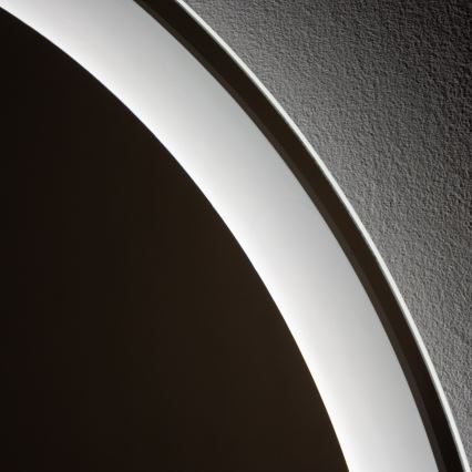 Brilagi - LED vannas istabas apsildāmais spogulis AVA PRO LED/18,5W/230V Ø 60 cm IP44 CRI 90 ar regulējamu spilgtumu + CCT