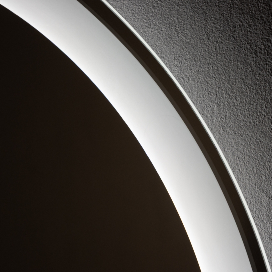 Brilagi - LED vannas istabas apsildāmais spogulis AVA PRO LED/18,5W/230V Ø 60 cm IP44 CRI 90 ar regulējamu spilgtumu + CCT