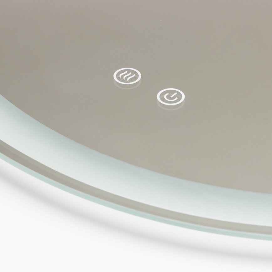 Brilagi - LED vannas istabas apsildāmais spogulis AVA PRO LED/18,5W/230V Ø 60 cm IP44 CRI 90 ar regulējamu spilgtumu + CCT