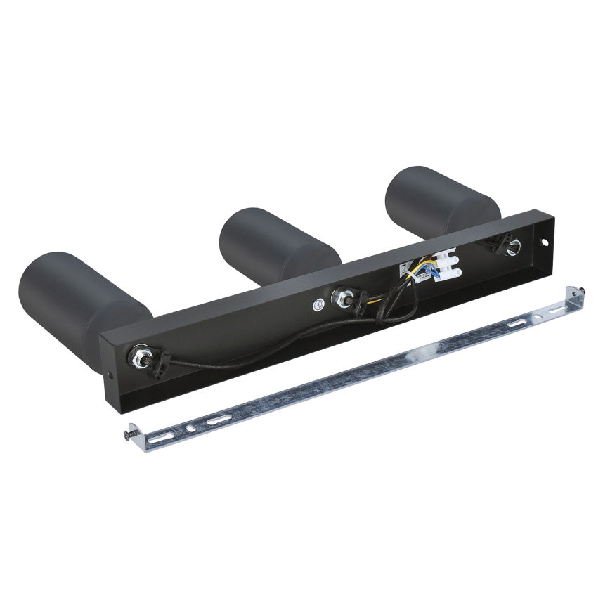 Brilagi - LED RGBW aptumšojams virziena gaismeklis SELE 3xGU10/6W/230V 3000K antracīts