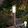 BRILAGI - LED dimmējama āra lampa ELIA 1xE27/6W/230V 2700-6500K IP44 Wi-Fi 50 cm matēts hroms