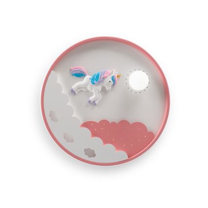 Brilagi - regulējama LED bērnu griestu lampa UNICORN LED/68W/230V 3000-6000K Ø 49 cm + tālvadības pults