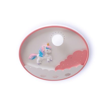 Brilagi - regulējama LED bērnu griestu lampa UNICORN LED/68W/230V 3000-6000K Ø 49 cm + tālvadības pults