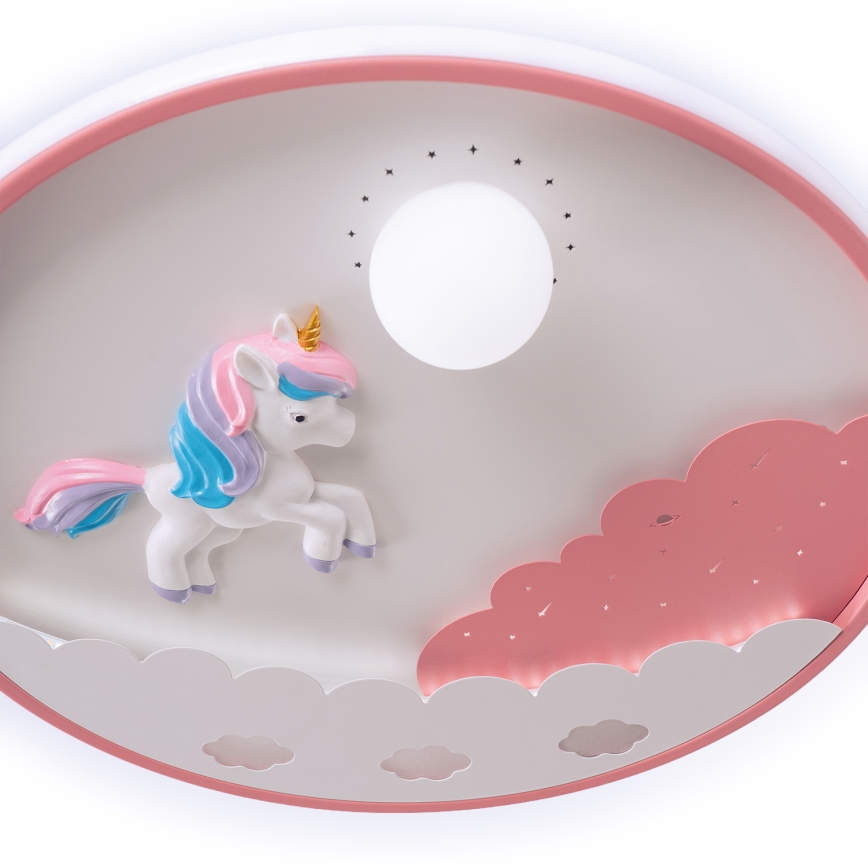 Brilagi - regulējama LED bērnu griestu lampa UNICORN LED/68W/230V 3000-6000K Ø 49 cm + tālvadības pults