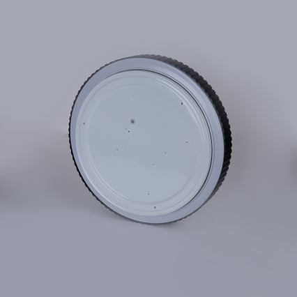 Brilagi - LED aptumšojams griestu gaismeklis CORVO LED/54W/230V 3000-6000K melns Ø 40 cm + tālvadības pults