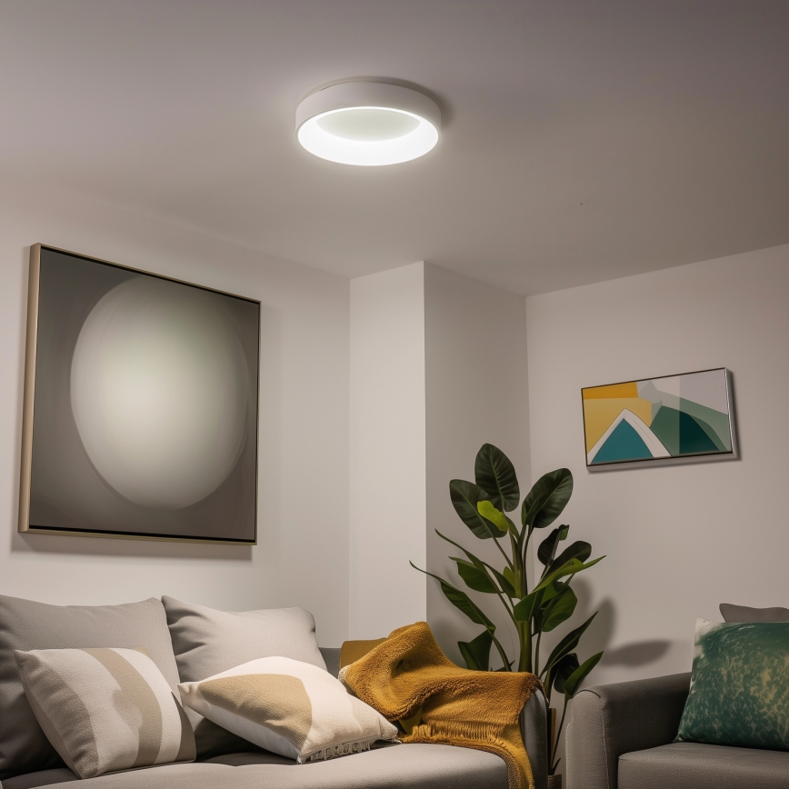 Brilagi - LED regulējams griestu gaismeklis FALCON LED/40W/230V 3000-6500K Ø 45 cm balts + ar tālvadības pulti