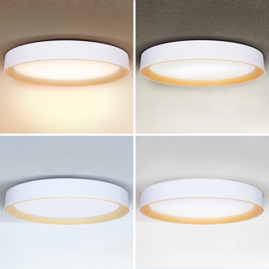 Brilagi - LED dimmējams griestu gaismeklis LARIOS LED/72W/230V 3000-6500K balts Ø 59 cm + tālvadība