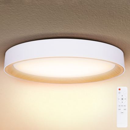 Brilagi - LED dimmējams griestu gaismeklis LARIOS LED/72W/230V 3000-6500K balts Ø 59 cm + tālvadība