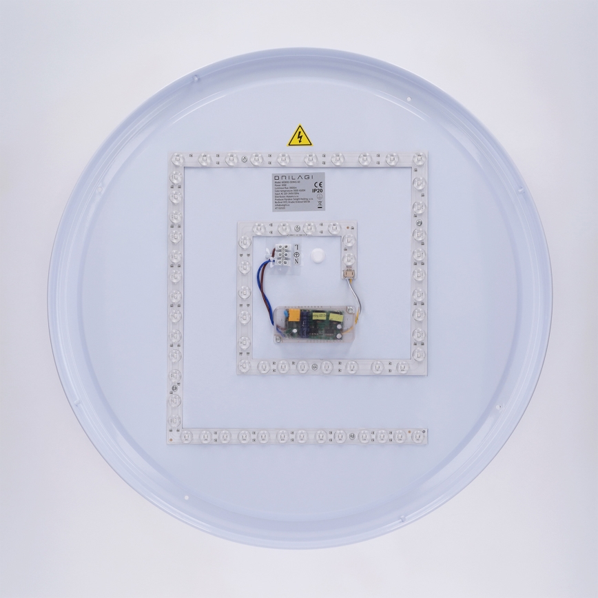 Brilagi - LED dimmējams griestu gaismeklis LUCIA LED/60W/230V 3000-6500K Ø 59 cm zaļš + tālvadības pults