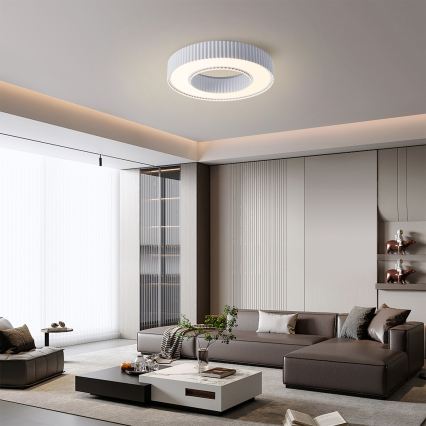 Brilagi - Aptumšojams griestu LED gaismeklis LUMIX LED/48W/230V 3000-6000K balts Ø 50 cm + tālvadība