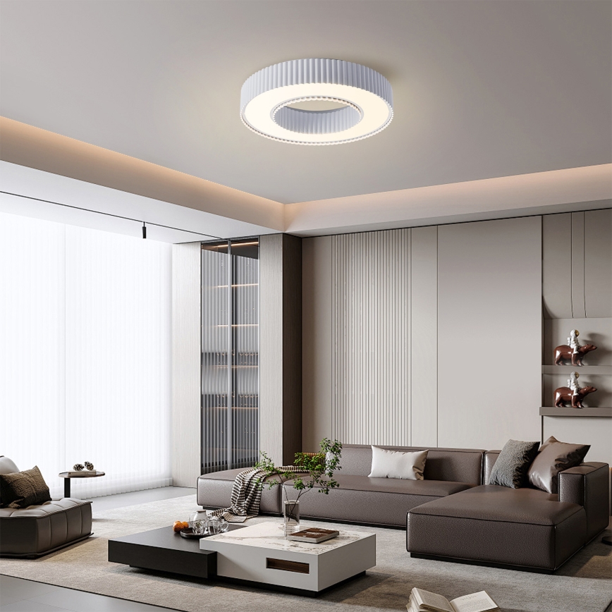 Brilagi - Aptumšojams griestu LED gaismeklis LUMIX LED/48W/230V 3000-6000K balts Ø 50 cm + tālvadība
