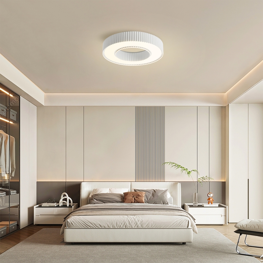 Brilagi - Aptumšojams griestu LED gaismeklis LUMIX LED/48W/230V 3000-6000K balts Ø 50 cm + tālvadība