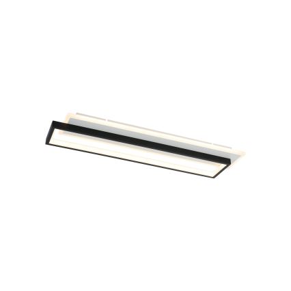 Brilagi - Regulējama LED griestu lampa OUTLINE LED/66W/230V 3000-6000K 15x60 cm balta/melna + tālvadība