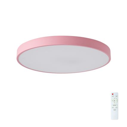 Brilagi - Regulējams LED griestu gaismeklis POOL LED/60W/230V 3000-6000K Ø 60 cm rozā + ar tālvadības pulti
