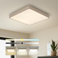 BRILAGI - LED dimmējama griestu lampa POOL SQUARE LED/48W/230V 3000-6000K 50x50 cm bēša + tālvadības pults