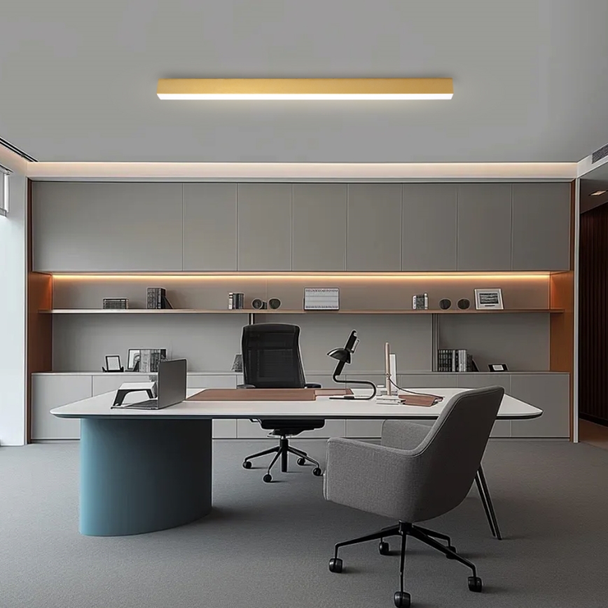 Brilagi - regulējama LED griestu lampa SLEEKLINE SMART LED/40W/230V 3000-6000K Wi-Fi Tuya zelta krāsā + tālvadības pults