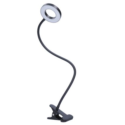 Brilagi -LED Dimmējama lampa ar klipu ORBELA LED/8W/5V 3000/4000/5000K melna