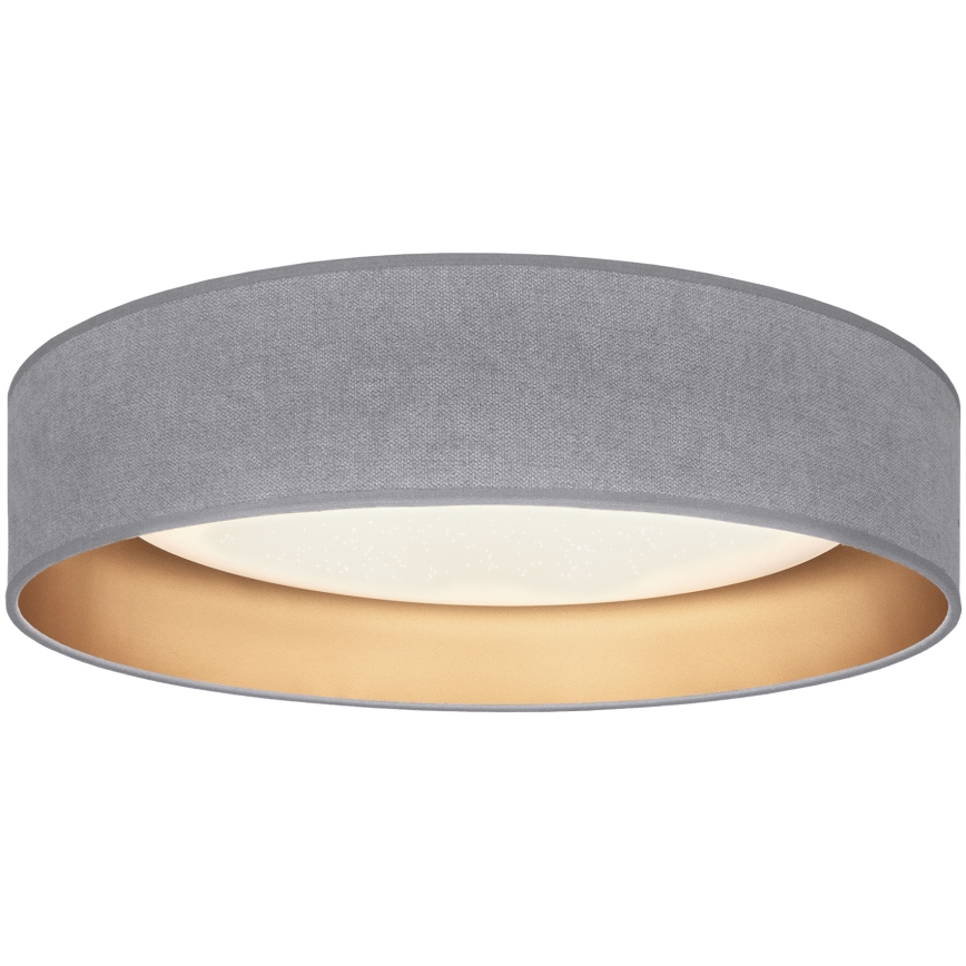 BRILAGI - Regulējama LED griestu lampa VELVET SMARTIX STARS LED/24W/230V 3000–6000K Ø 45 cm pelēka/zelta Wi‑Fi Tuya Beacon + tālvadība
