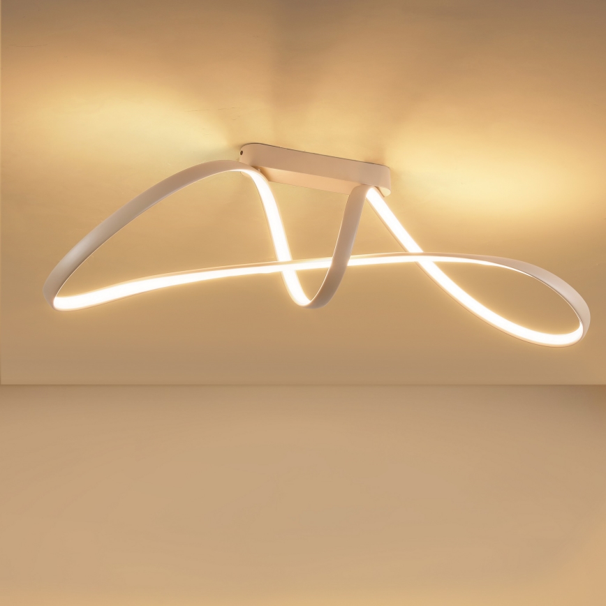 Brilagi - LED regulējama virsmontēta griestu lampa TWISTER LED/60W/230V 3000-6000K bēša + tālvadības pults